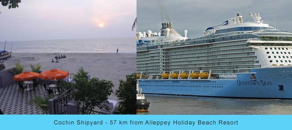 Alleppey Holiday Beach Resort Alappuzha Екстериор снимка